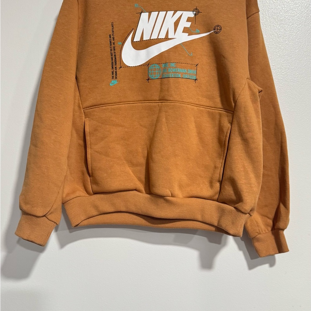 Nike kid’s Tan Crewneck Sweater